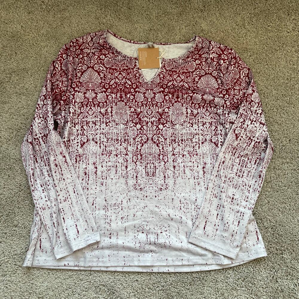 NWT Noracora patterned ombre long sleeve tunic lightweight size XL - Picture 11 of 13
